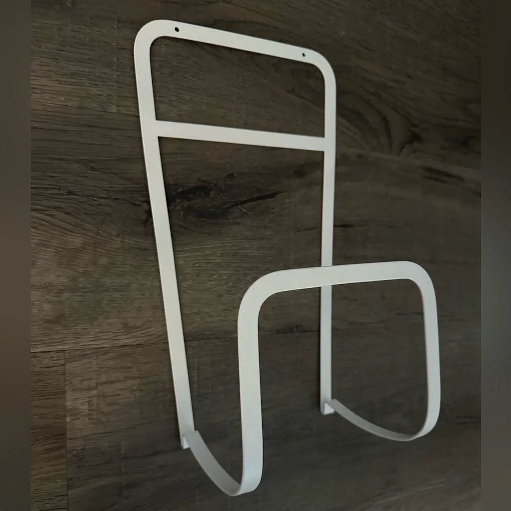 Yamazaki Steel Bag Holder - wall mount - Handbag Organizer - white - purse hook